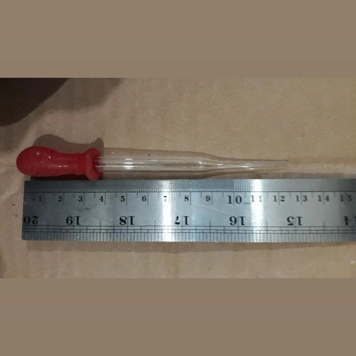 Pipet Tetes Kaca Tebal Pendek Pipet Tetes Kaca Pendek @Box