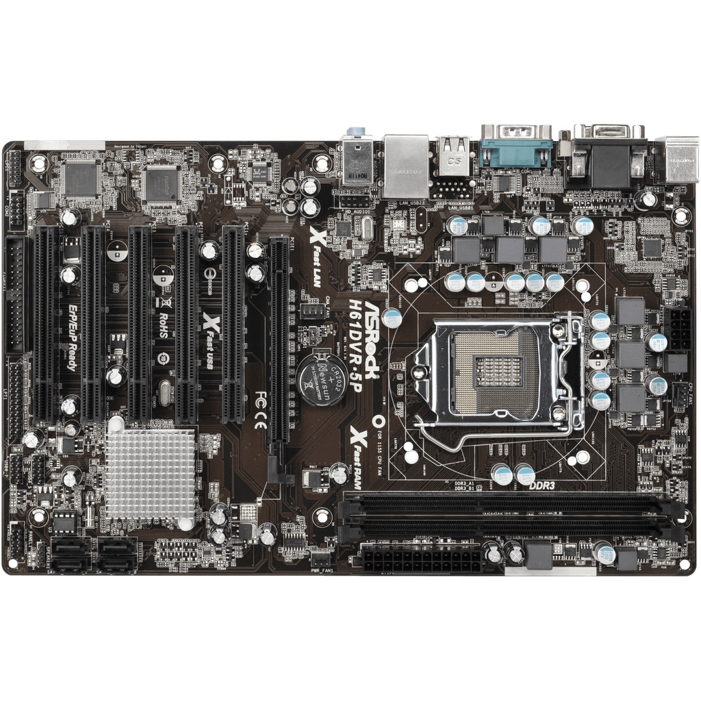 ASROK H61DVR-5P Motherboard LGA1155 DDR3 Intel H61 support i7-2700K i5-3550 i5-3470 i7-3770 cpu DDR3