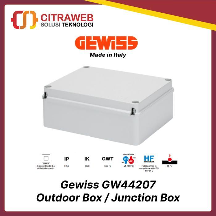 Junction Box Outdoor Box Gewiss Weatherproof