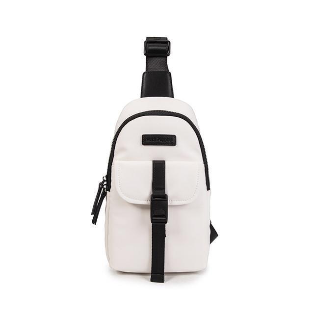 NEW PRODUK HUSH PUPPIES TAS PRIA QIUNTON CHEST BAG WHITE THANKYOU & HAPPY SHOPPING :)