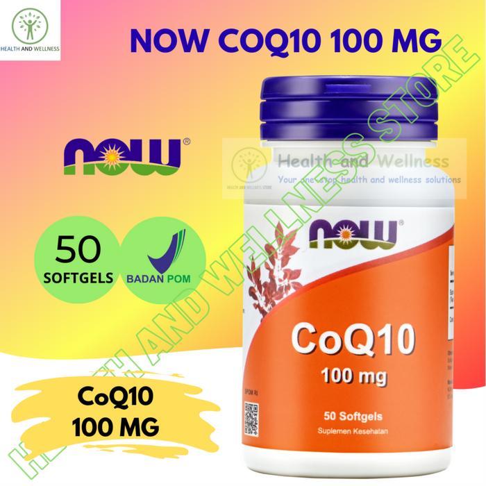 NOW FOODS COQ10 100 MG 50 SOFTGELS COQ-10 Q10 Q-10 COQ 10