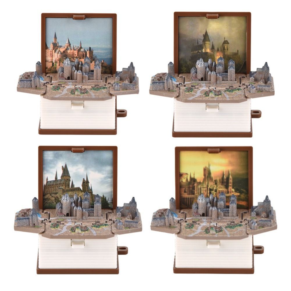 Birthday Fold Castle Book Keychain 3d Mini Stereo Backpack Keychain Anxiety Stress Relief