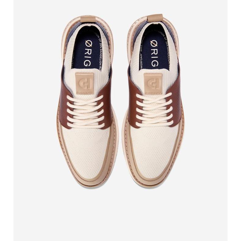 Cole Haan Men Originalgrand Energyweave Stitchlite - Sepatu Pria (White)
