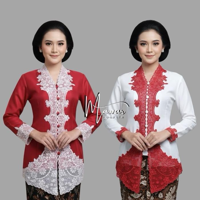 Kebaya Encim Sunda Edisi Kemerdekaan Merah Putih