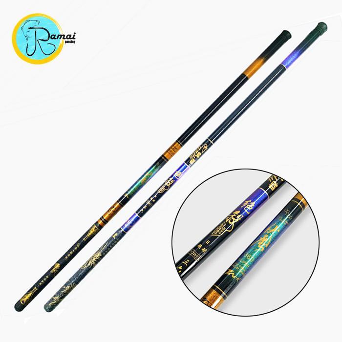Joran Tegek Liuzi Batik Hijau Ungu Power Jack Glossy Medium Hard