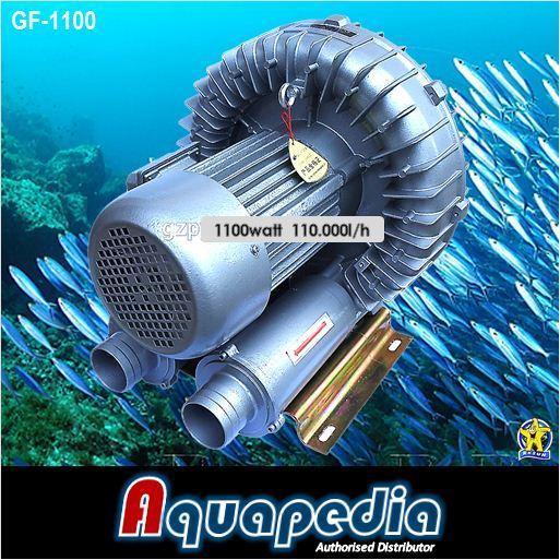 Resun Gf-1100 Pompa Udara Heavy Duty Air Pump Blower Aquarium Kolam Tambak Gf1100 Terpercaya