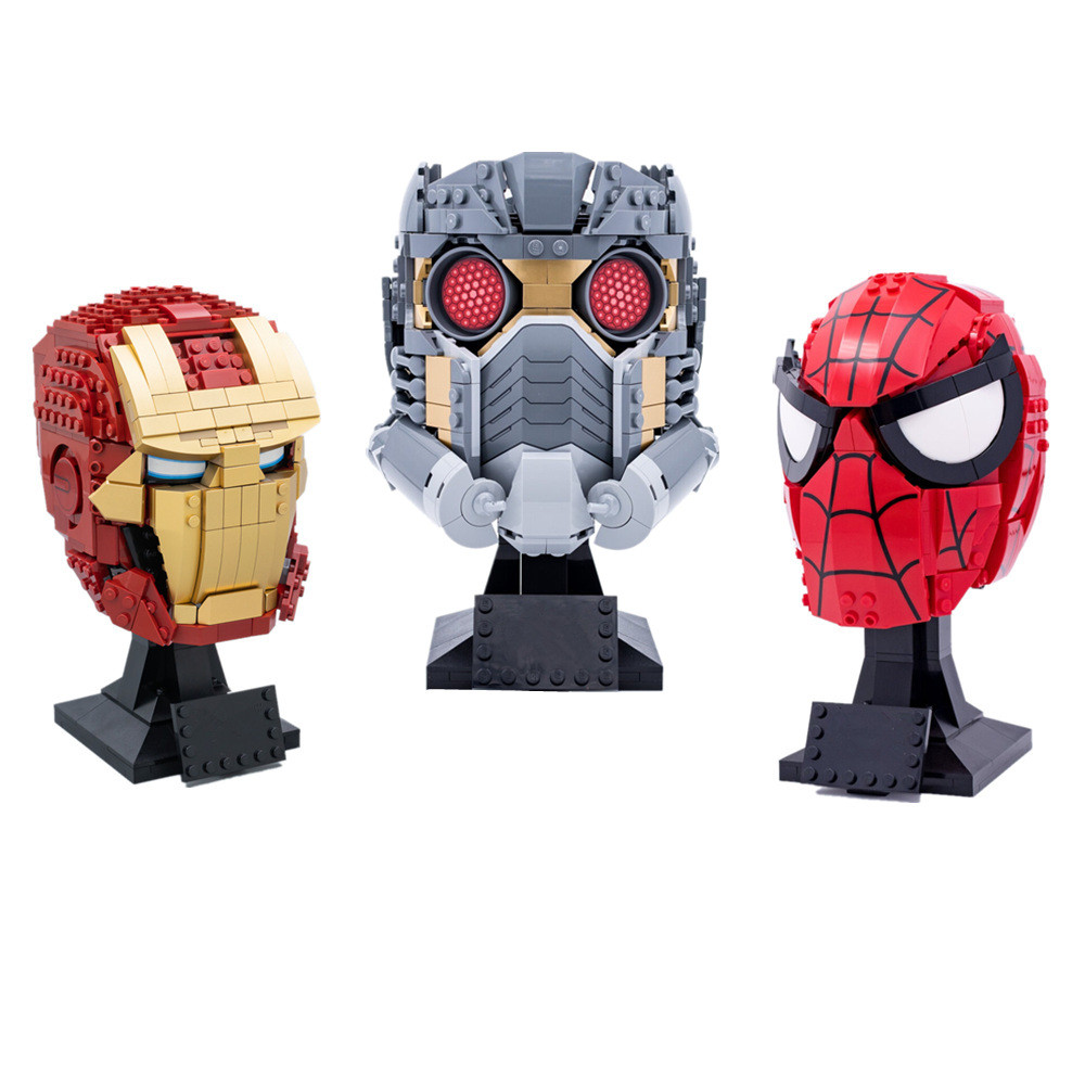 Miniso Maarrveeel Star-Lord Spiderman Mask Ironman Helmet Heroes Avengers
