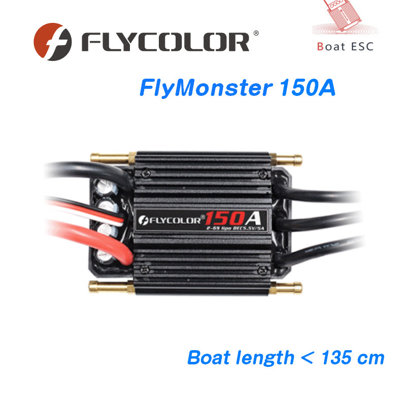 Flycolor 50A 70A 90A 120A 150A 2-6S Waterproof Brushless ESC Speed Controller And Programme Card Wit