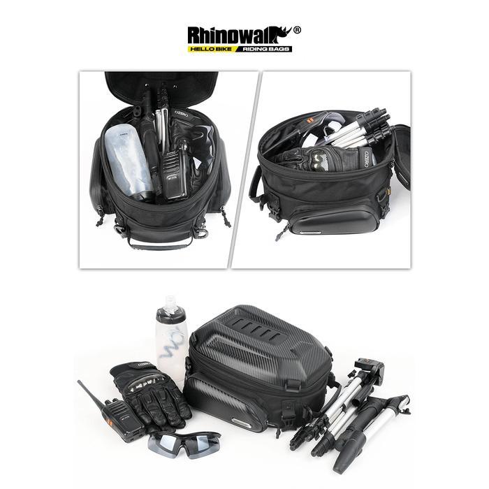 Rhinowalk Mtr4001 Motorcycle Pannier 12-18L Tail Bag -Tas Sepeda Motor Pasti Promo