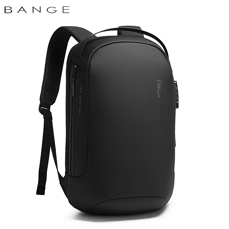 Tas Ransel Pria Anti Maling Bange untuk Laptop 15.6 Inci, Fashion Waterproof Travel Backpack Sekolah