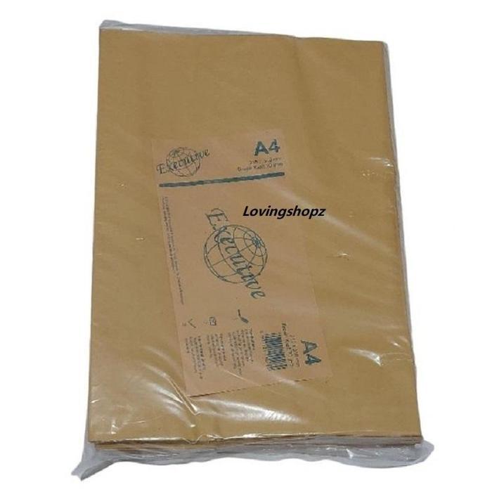TERLARIS! Amplop A4 Coklat Tanpa Perekat dan Tali - 1 Pack 100 Lembar BISA GRAB!