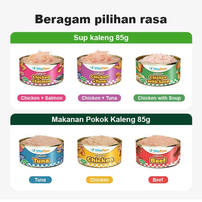 Makanan Kucing Kaleng Snack Kucing Makanan Kucing Basah Kaleng Makanan Hewan Kaleng Pencernaan