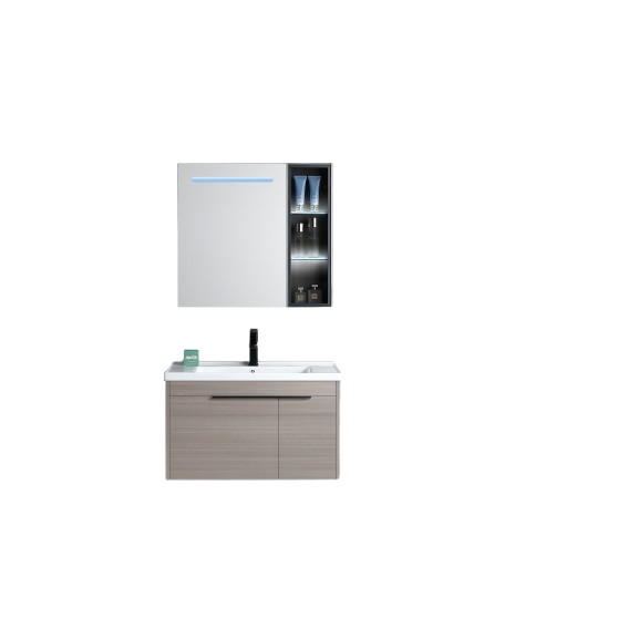 DBS Kabinet Wastafel 2303-60 PVC 60cm - Paket Kabinet Kamar Mandi Mewah Anti Karat