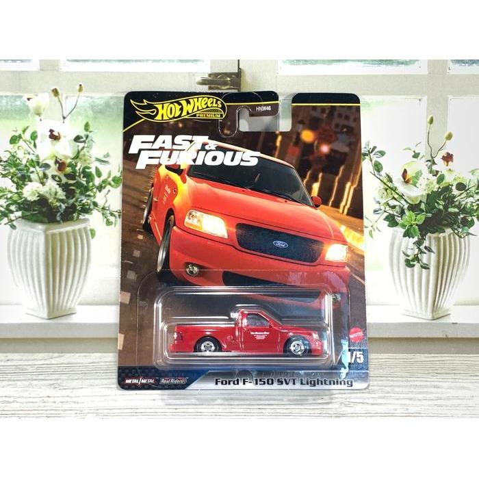 HOT WHEELS PREMIUM FORD F 150 SVT LIGHTNING FAST & FURIOUS DIECAST HOTWHEELS