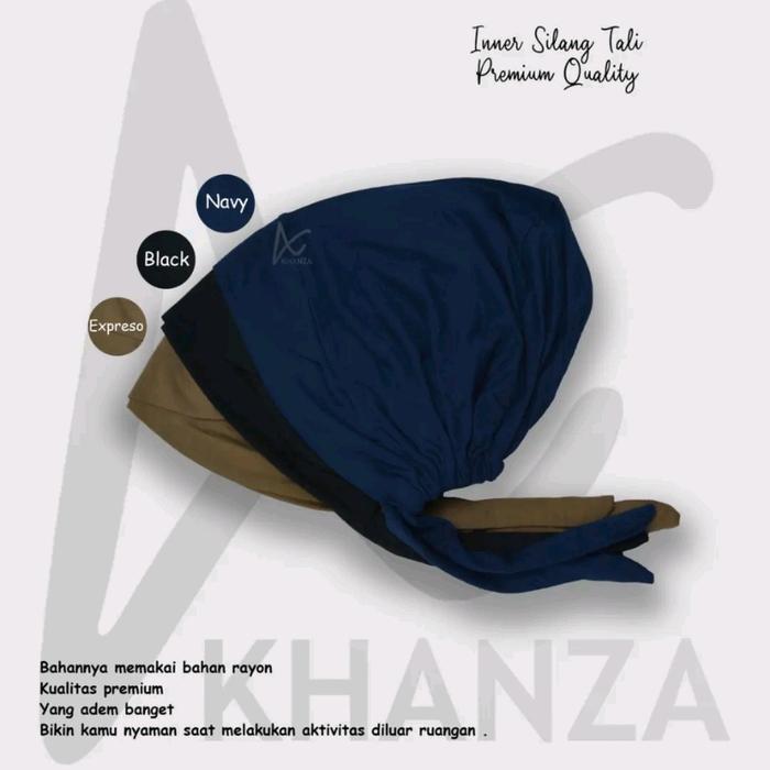 Iner Tali Silang Rayon // Bando Silang Rayon Basic Ciput Turki Jilbab Populer