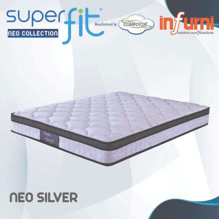 SPRINGBED KASUR COMFORTA SUPERFIT NEO SILVER - Kasur Saja, 160x200