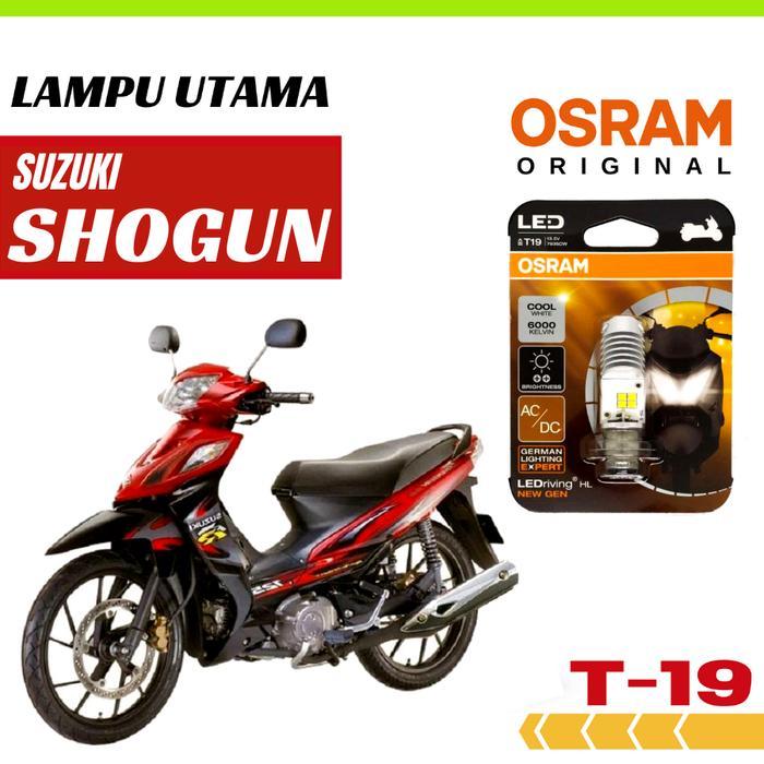 LAMPU DEPAN MOTOR SUZUKI SHOGUN OSRAM T19 BERGARANSI