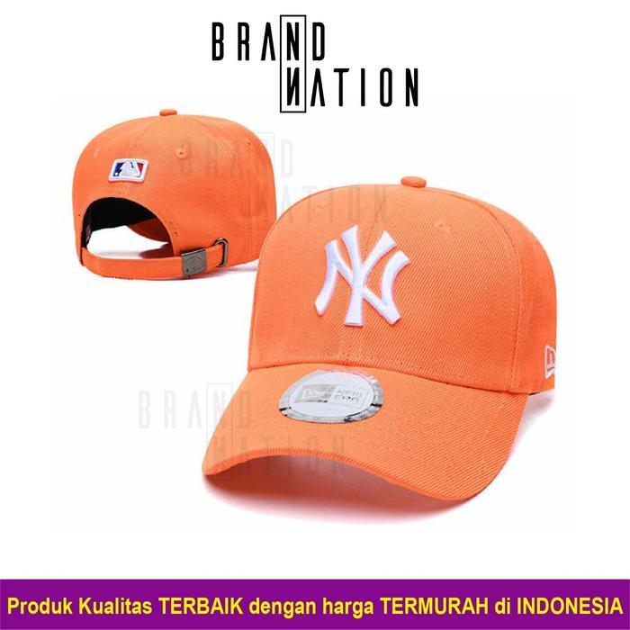 Topi Baseball Ny New York Orange 9Forty Mlb Cap #Gratisongkir