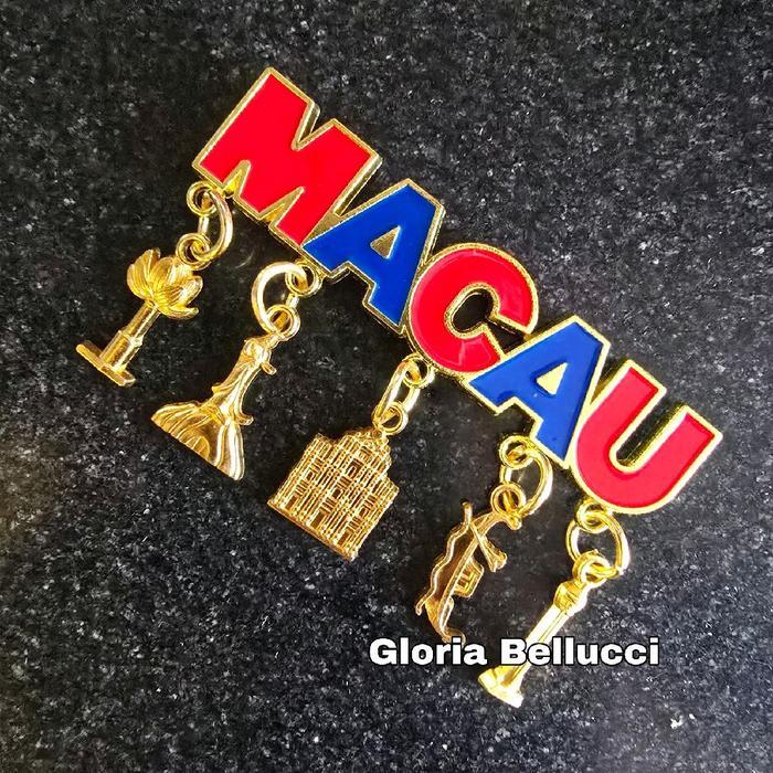 Tempelan Kulkas Magnet Macau China Souvenir Oleh2 Negara Cina Macao Hong Kong