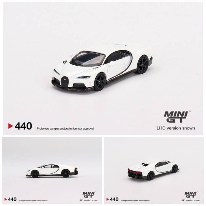 MINIGT 440 BUGATTI CHIRON SUPER SPORT WHITE DIECAST MOBIL MINI GT MGT