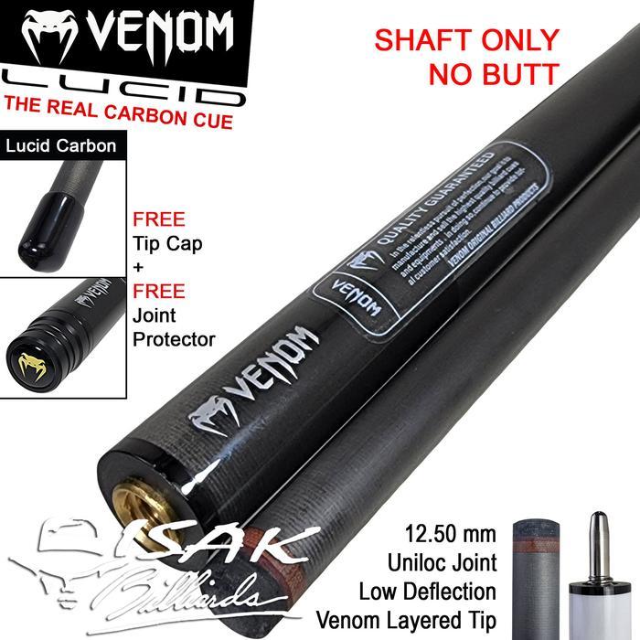 Venom Carbon Extra Shaft - (NO Butt) Uniloc Cue Murrey Predator Fury
