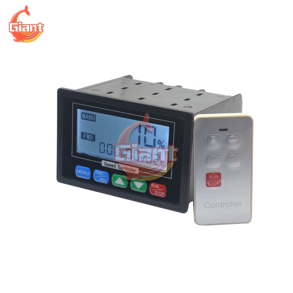 15kHz 12V 24V Digital PWM DC Motor Speed Controller 0~100% Adjustable DC 10-55V 30A LED Motor Speed 