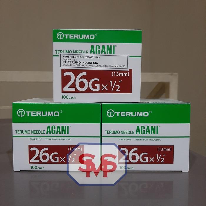 Needle 26G Agani Terumo #Gratisongkir