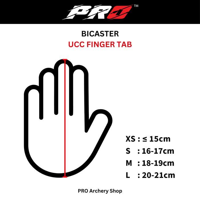 BICASTER UCC FINGER TAB BUSUR PANAHAN PEMULA ANAK DEWASA / PELINDUNG JARI ALAT PANAHAN ARCHERY BASIC
