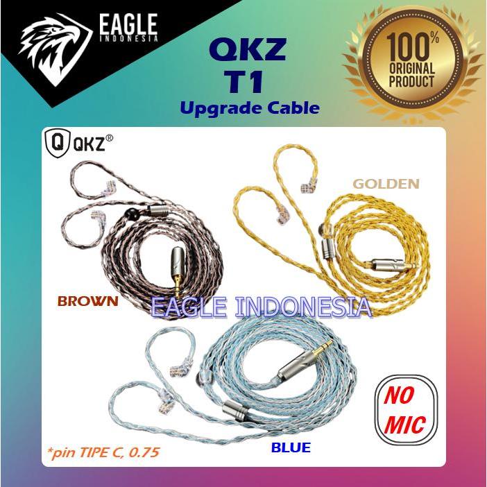 Termurah Qkz T1 Kabel Upgrade 200 Cores 8 Strand Qdc For Kz Qkz Trn