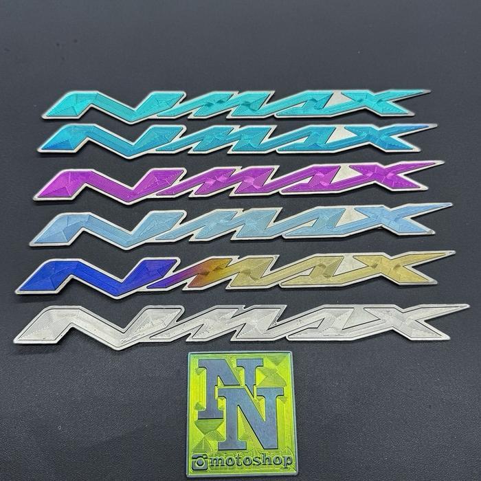 New Sepasang Emblem Nmax Titanium Original Vietnam
