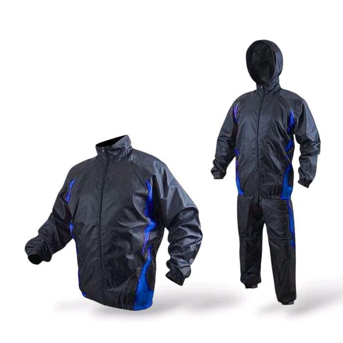 Setelan Baju Sauna Running Sport Pria Wanita Jaket Celana Olahraga Jogging