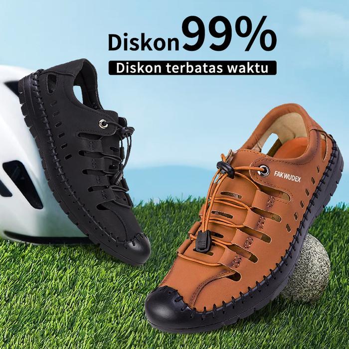 sepatu slip on sandal pria keren sepatu pria casual sandal cowok terbaru 2026 sandal outdoor pria