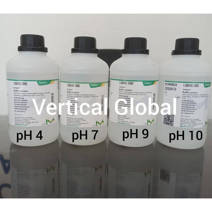 Buffer Standar Solution Merck ph 4 , ph 7 , ph 9 , ph 10