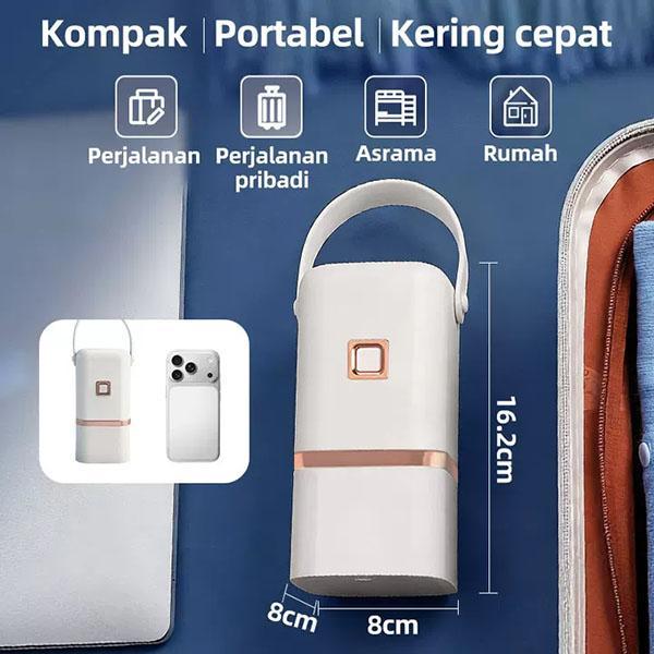 Mesin Pengering Pakaian Portabel Mini 400W Pemanas Pengering Pakaian Lipat Listrik Pengering