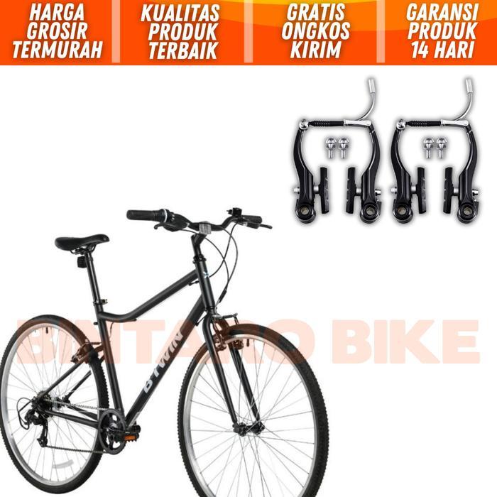Rem Sepeda Vbrake Aluminium Alloy Black Hitam Like Tektro Rx1 V-Brake Sepeda Lipat Mtb Minivelo