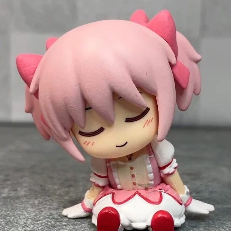 Mahou Shoujo Capsule Toys Kawaii Anime Figure Kaname Madoka Tomoe Mami Akemi Homura Doll Model