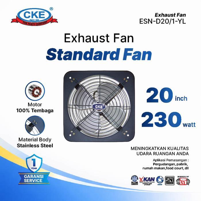 CKE  Exhaust Fan 20 Inch 220 Volt Standard DBN Fan Rumah Toilet Exhaust