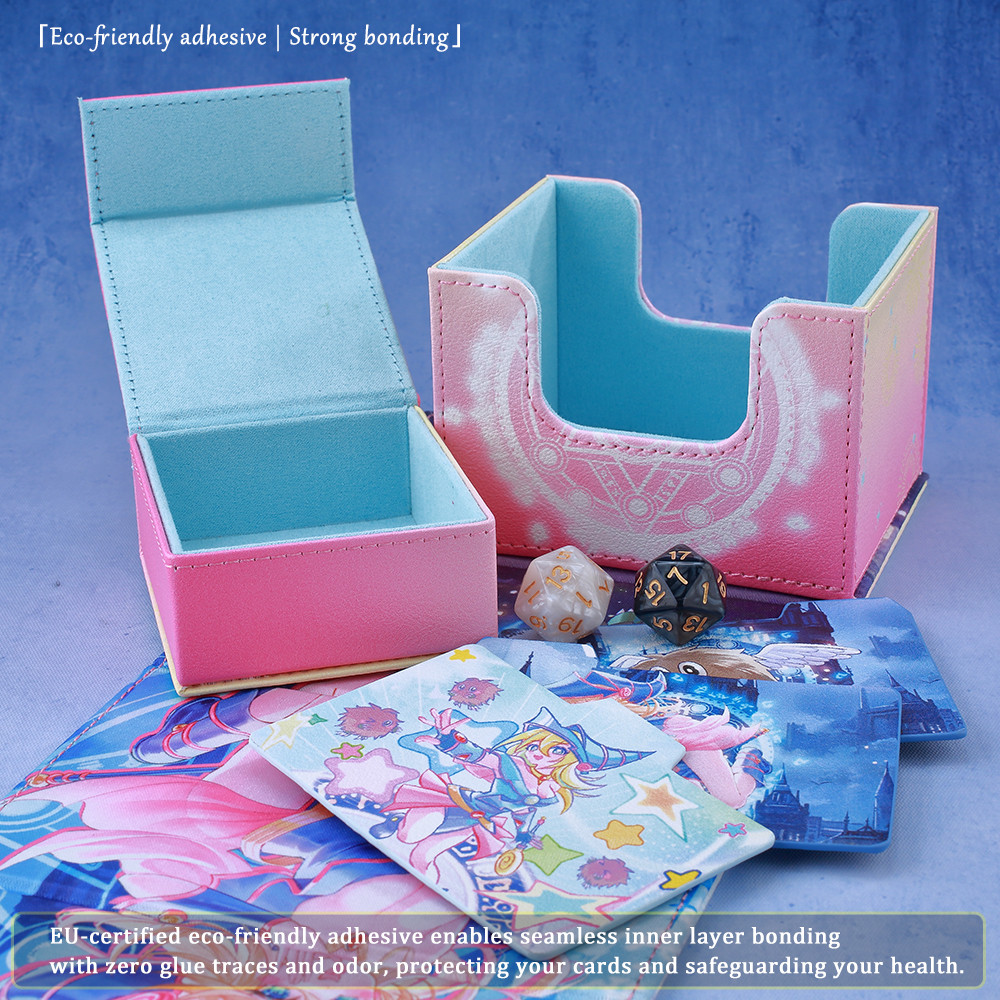 Gacha Dark Magician Girl Deck Box Dicewinder for YGO,Fits 100 Double-Sleeved Cards,Dice Tray Card