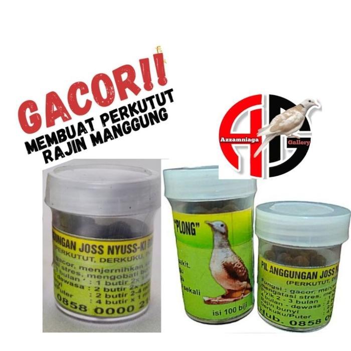 Jamu Perkutut Pil Jos Nyus Ki Daris 100 Pcs Jamu Sehat Gacor Perkutut #Gratisongkir