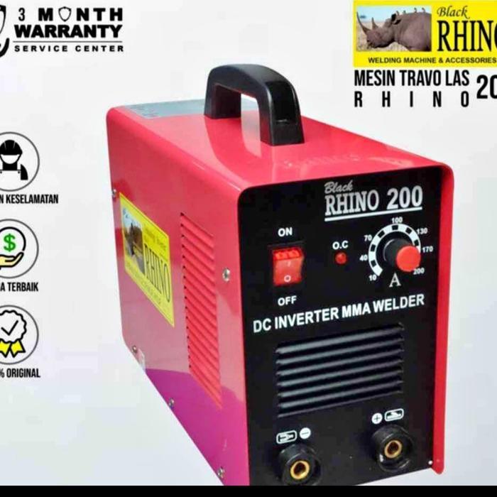 mesin trafo las inverter rhino 200A