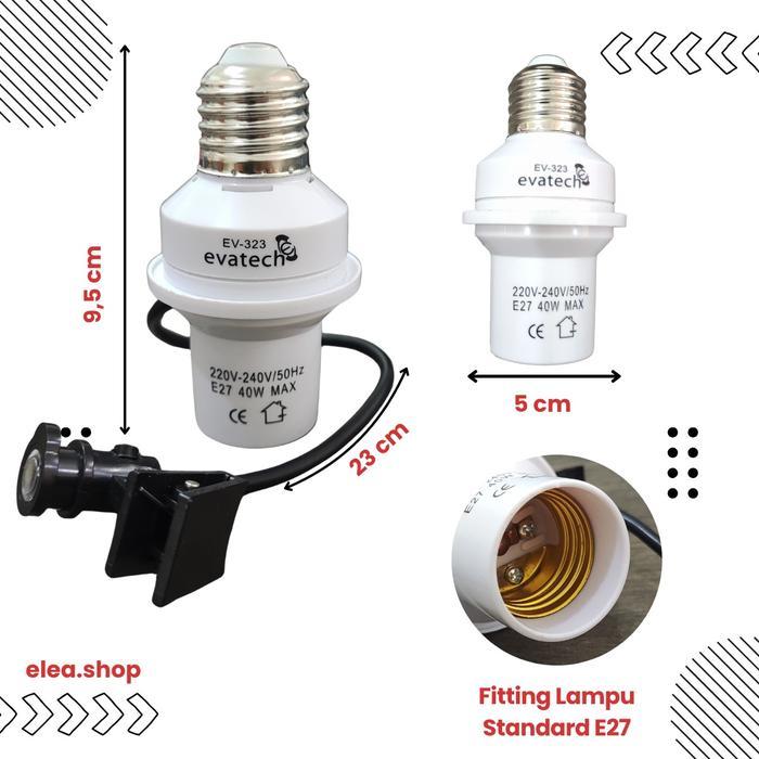 "New" FITTING SENSOR/FITTING LAMPU SENSOR/FITTING OTOMATIS