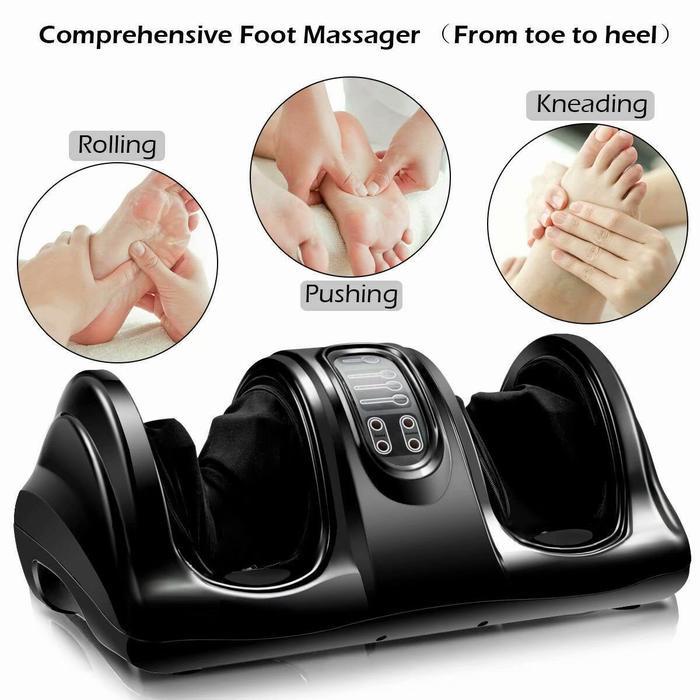 Mesin Pijat Kaki Elektrik Reflexology Alat Pijet Betis Pijit Lengan Shiatsu Pijit Refleksi Kaki