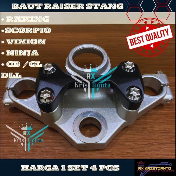 Baut Raiser Klem Stang Custom Probolt Rxking Rx King Scorpio Vixion Xabre Byson Ninja Cb Gl