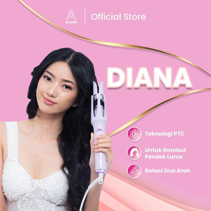 [Khusus Creator] Catokan Aiueo Diana - Catok Rambut Kriting Otomatis 623 Catok Recommended Daya