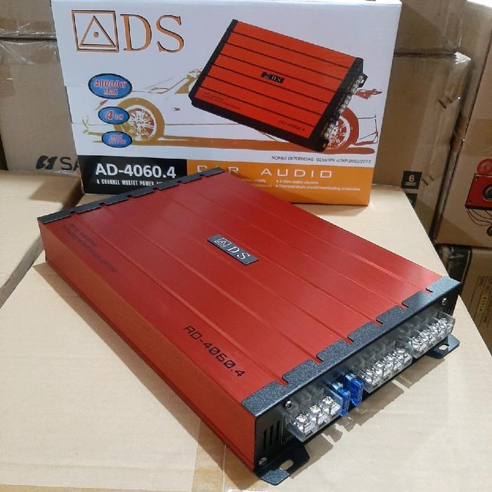 POWER 4 CHANNEL ADS 4060 AMPLIFIER ADS 4 CHANNEL