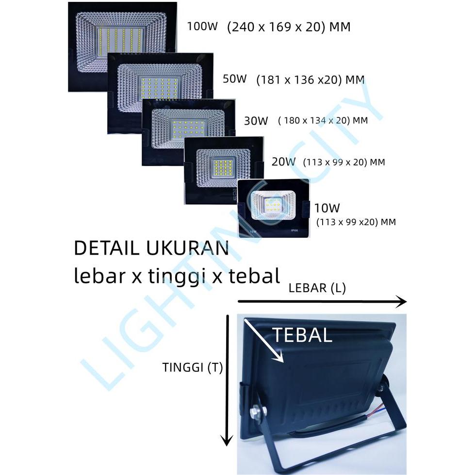 LAMPU SOROT LED LAMPU TEMBAK FLOODLIGHT LAMPU LAPANGAN