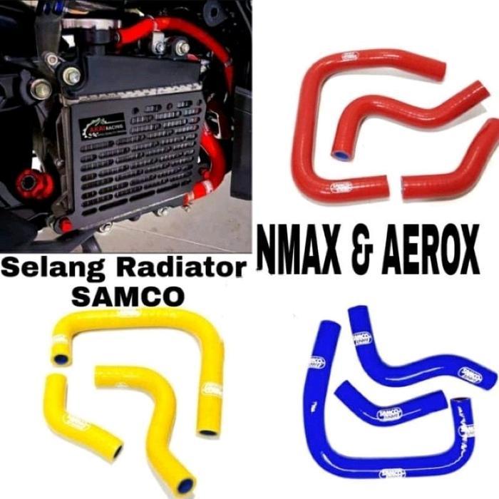 selang radiator selang samco Mrek Akai Racing universal buat NMAX nmax2020 aerok LSVariasi