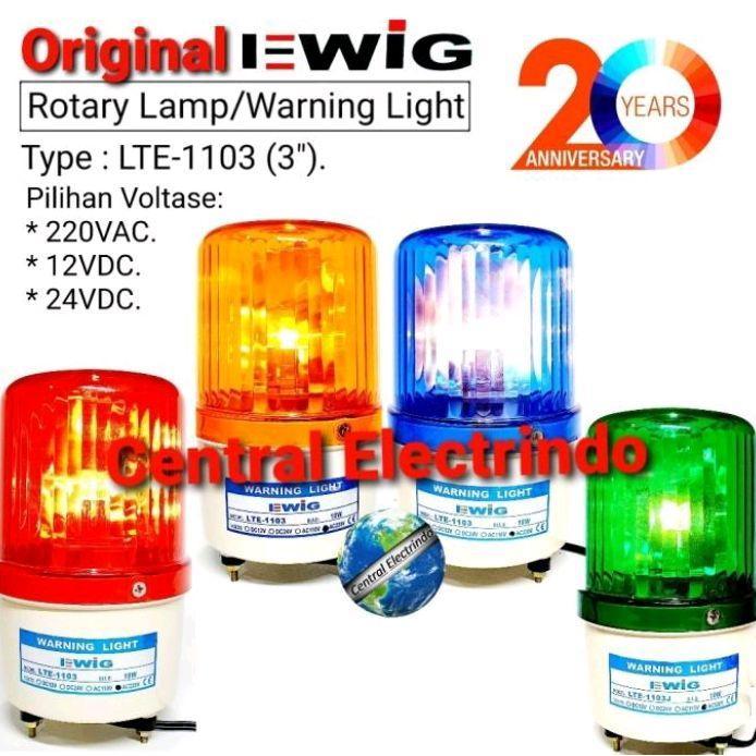 FREE ONGKIR ROTARY LAMPU EWIG UNTUK MOBIL UNIVERSAL BISA COD