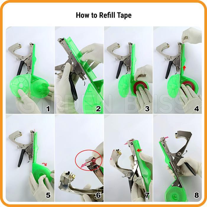 Tapetool, Hand Tying Machine Alat Pengikat Lanjaran Tanaman
