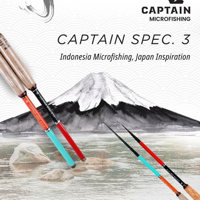 Tegek Captain Spec 3 Carbon Micro Fishing Jdm Terlaris
